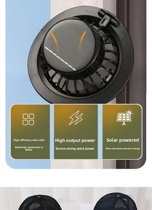 Solar Powered Fan Hat Summer Breathable Mesh Sunshade Baseball Cap Outdoor UV Protection for Men & Women