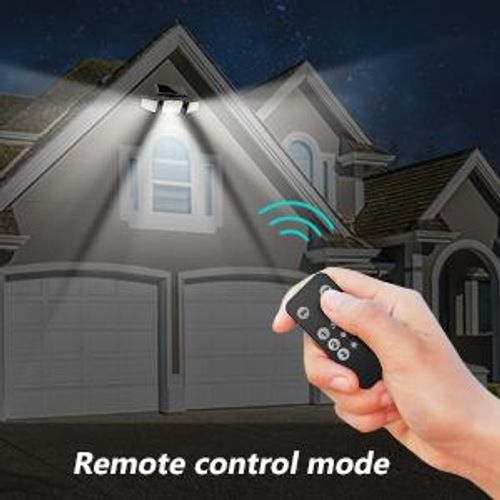 Outdoor Solar Powered Wall Lamp IP65 Waterproof Long Endurance Lighting Human Body Induction Three-Head Garden Light