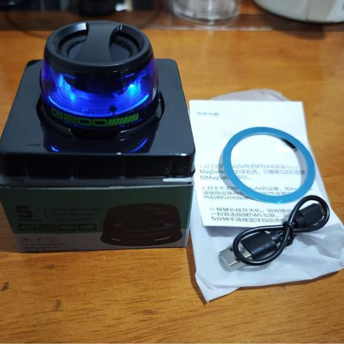 Cross-border Hot Sale Magnetic G200 Mini Portable Wireless Bluetooth Speaker, Outdoor Bass, TWS Pairing, Black