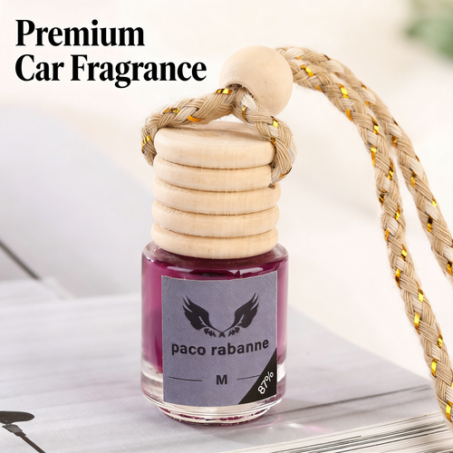 Car Perfume Pendant Fragrance Ornament Odor Eliminator Essential Oil Bottle for Car