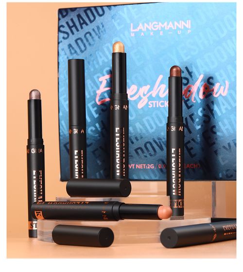 LANGMANNI New Eyeshadow Stick Set, Smudge-proof & Color-changing Eye Makeup