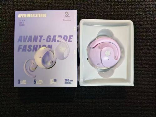 Cross-border Smart AI Translator Xiaoyeqiu Wireless Bluetooth Headphones, Real-time Translation, Noise Cancelling, On-ear Non-in-ear Design - Purple Color