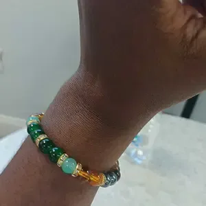 Factory Wholesale Natural Stone Beaded Bracelet Elastic Healing Crystal Bangle Handmade Unisex Fashion Jewelry New Arrival Gift