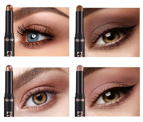 LANGMANNI New Eyeshadow Stick Set, Smudge-proof & Color-changing Eye Makeup