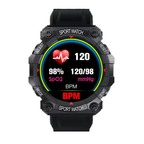 FD68 Round Screen Smart Bracelet Color Display Heart Rate Monitor Sport Pedometer Blood Oxygen Smart Watch