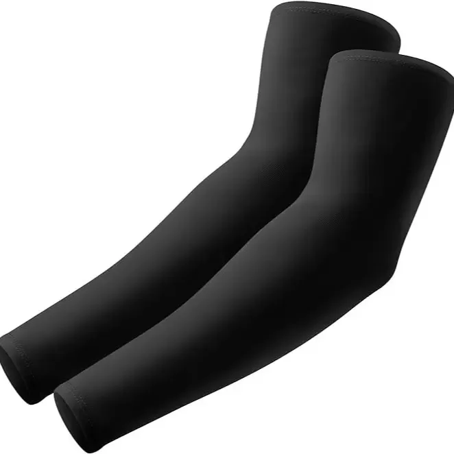 Cooling Ice Silk Sun Protection Arm Sleeves UV Protection Outdoor Cycling Arm Guards Solid Color Custom Logo For Men And Women