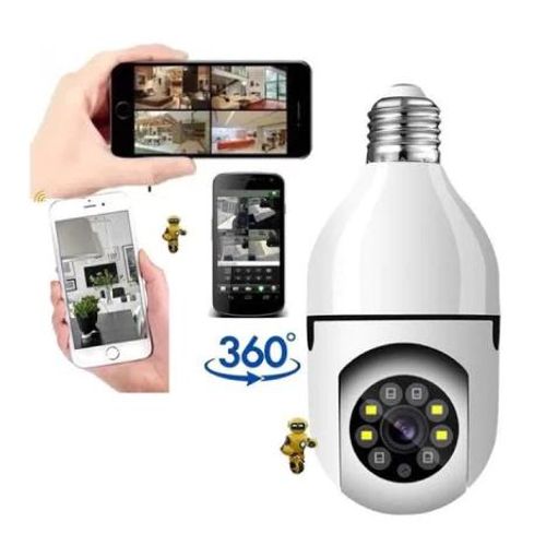 E27 Bulb Camera 1080P WiFi Wireless Security Camera Panoramic Motion Detection Alarm