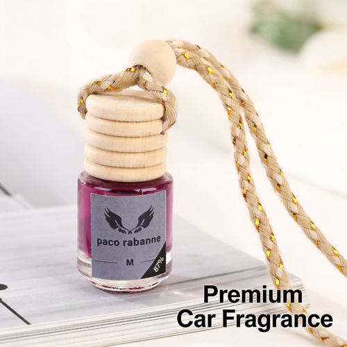 Car Perfume Pendant Fragrance Ornament Odor Eliminator Essential Oil Bottle for Car