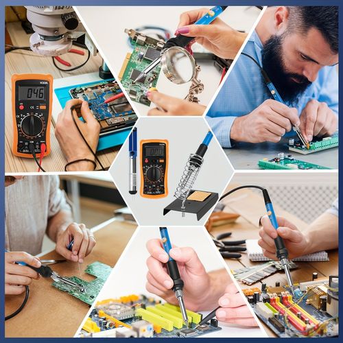 oldering Iron and Multimeter