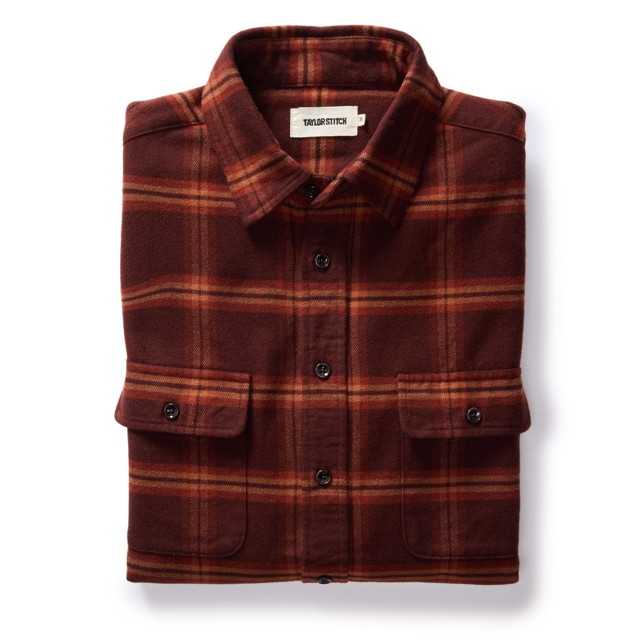 Aunrw Yosemite Shirt in Burnt Toffee Plaid