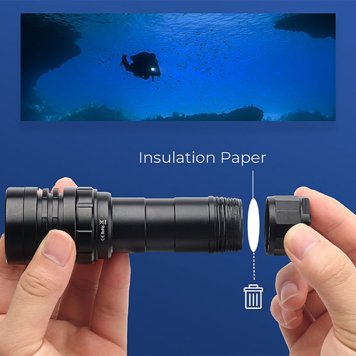 Lanterna recarregável de alta intensidade