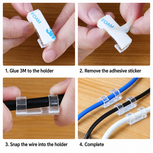 🔥HOT SALE🔥 COD！ Self-Adhesive Cable Management Clips | Nairobi Inventory | Ships in 48 Hours | 7-Day No-Questions-Asked Returns and Exchanges. Cash-on-Delivery orders will be shipped from our Nairobi warehouse within 48 hours. Delivery takes 1–3 business days.