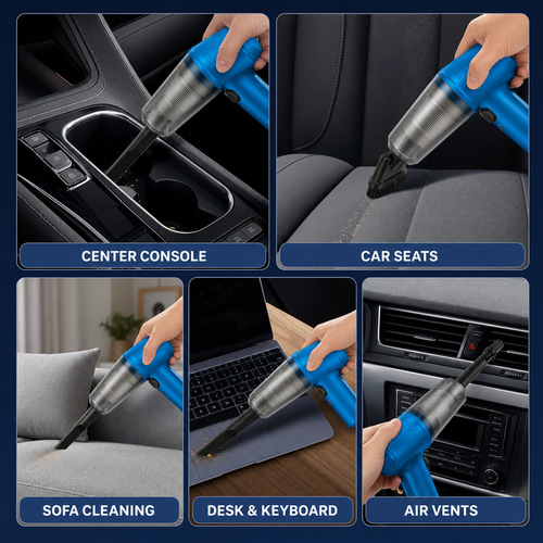 🔥HOT SALE🔥 COD！ Wireless Handheld Car Vacuum Cleaner | Nairobi Inventory | Ships in 48 Hours | 7-Day No-Questions-Asked Returns and Exchanges. Cash-on-Delivery orders will be shipped from our Nairobi warehouse within 48 hours. Delivery takes 1–3 business days.
