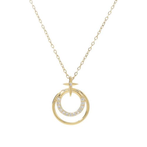🎄（Buy one, get one free）Round Four-Pointed Star Necklace for Women - Dainty & Minimalist Design, Premium Clavicle Chain