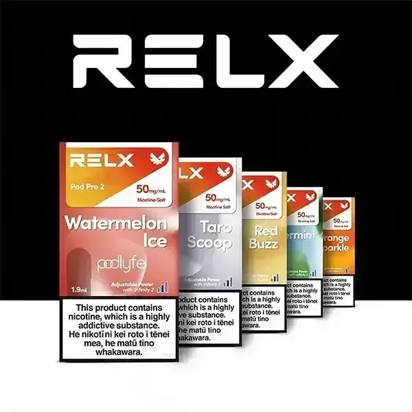 【36種口味選擇】Relx Infinity 2 Relx 6代煙彈現貨 (4/5代主機通用) 1.9ml*3枚
