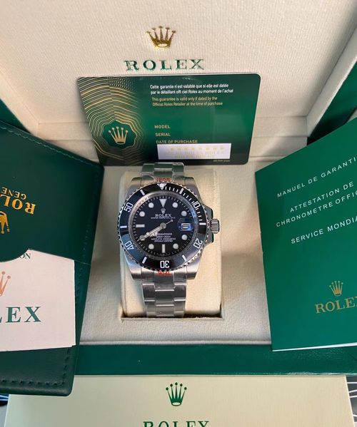 Rolex Black Water Ghost automatic mechanical watch with 904l steel, diameter 41mm, sapphire mirror