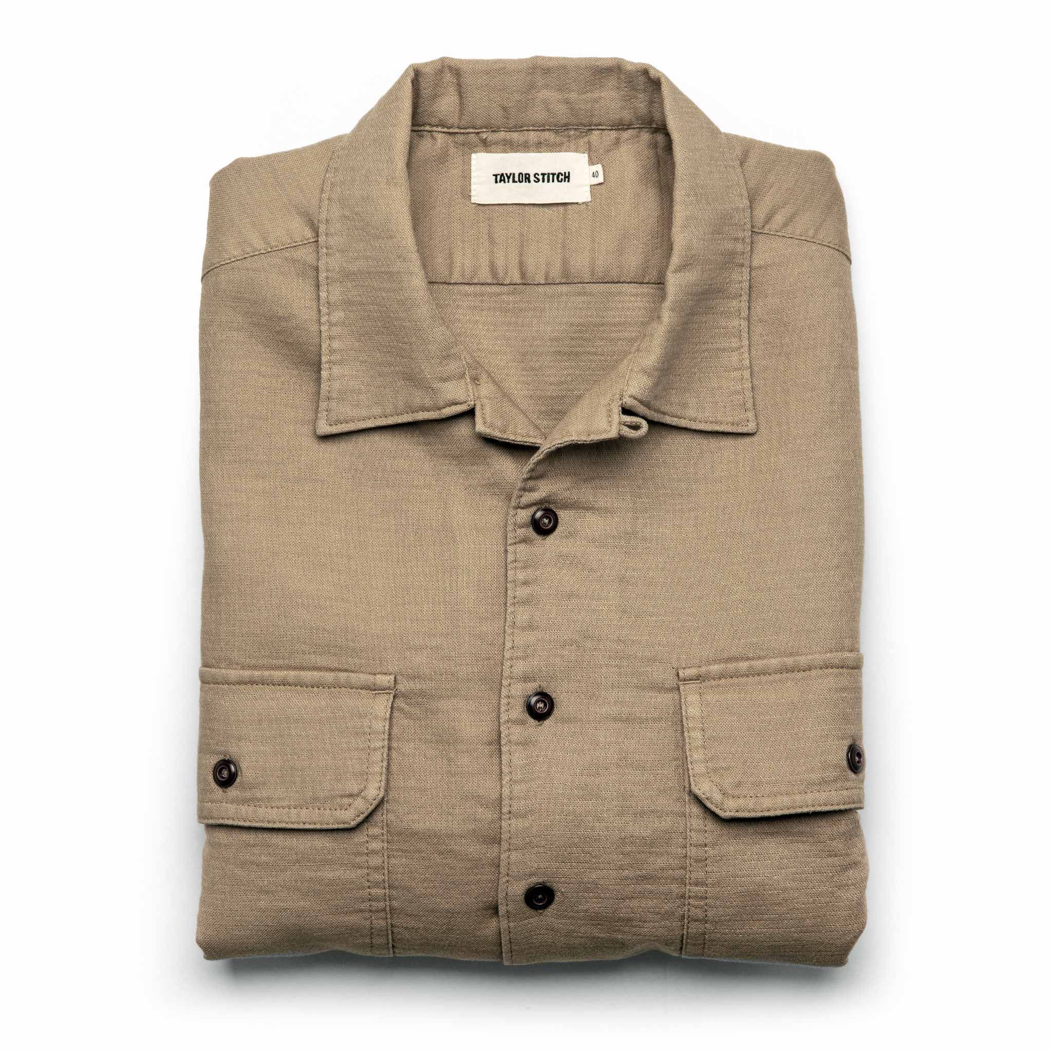 Wevvw Corso in Khaki Double Cloth