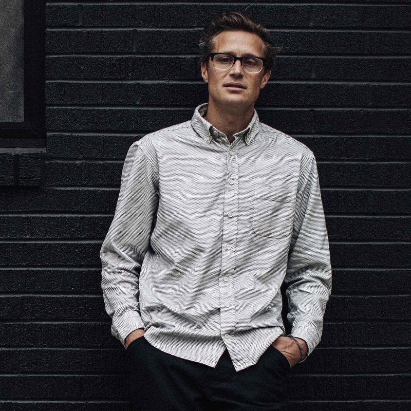 Wevvw Jack in White Reverse Jacquard