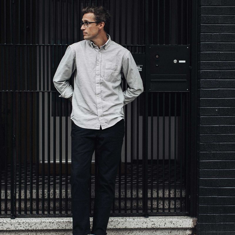 Wevvw Jack in White Reverse Jacquard