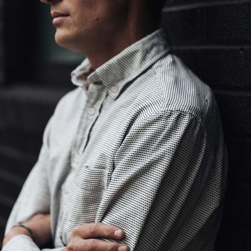 Wevvw Jack in White Reverse Jacquard