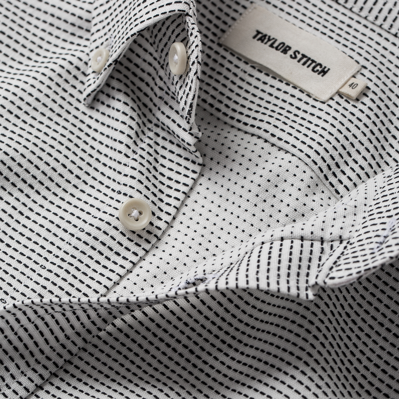 Wevvw Jack in White Reverse Jacquard