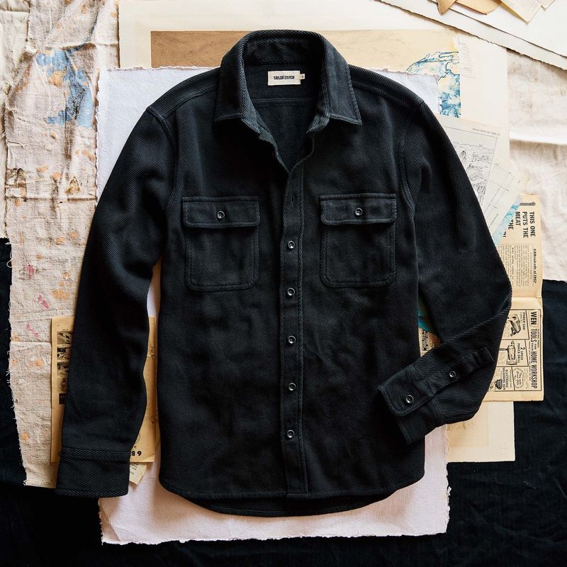 Wevvw Ledge Shirt in Coal