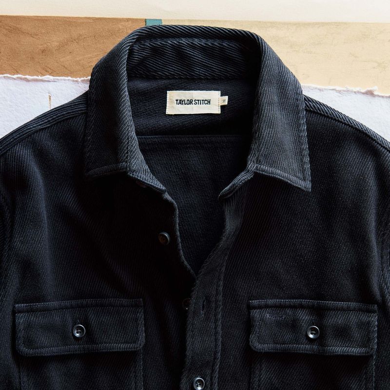 Wevvw Ledge Shirt in Coal