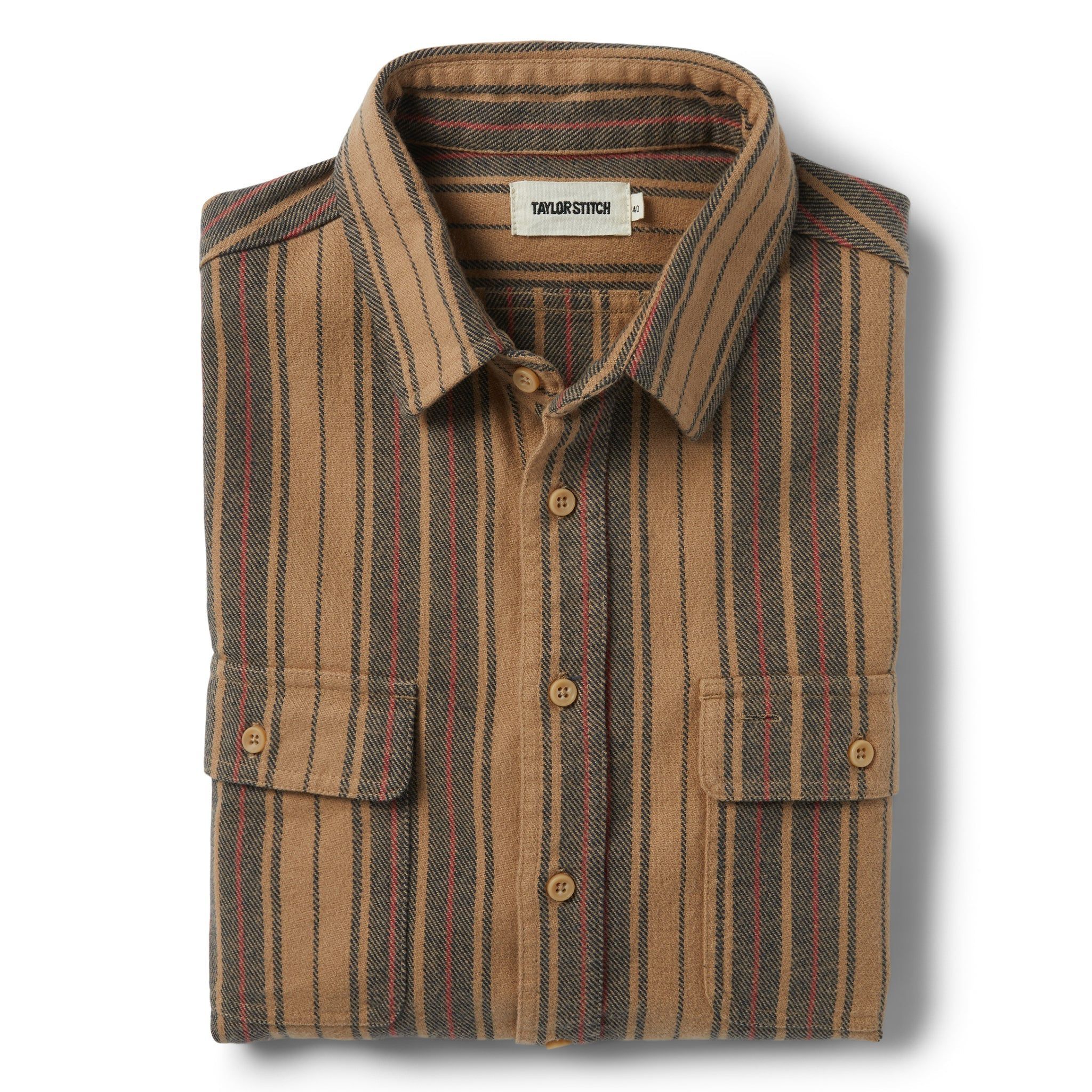 Wevvw Ledge Shirt in Sunset Stripe