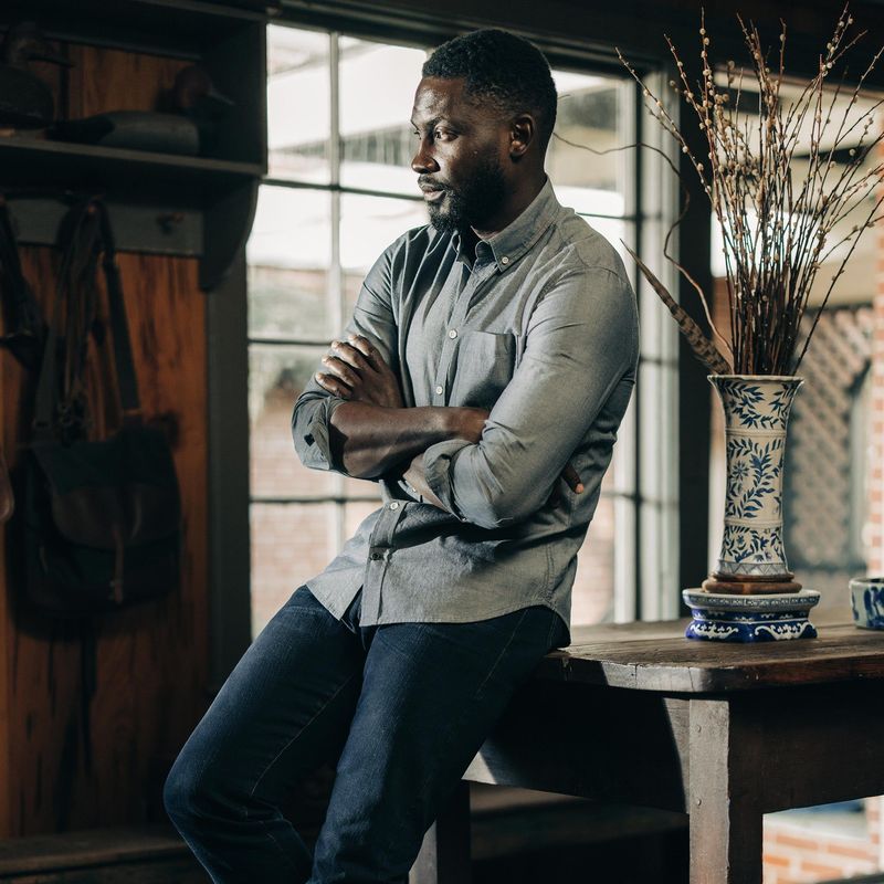 Wevvw Jack in Blue Chambray