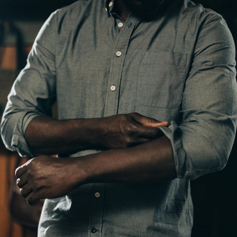 Wevvw Jack in Blue Chambray