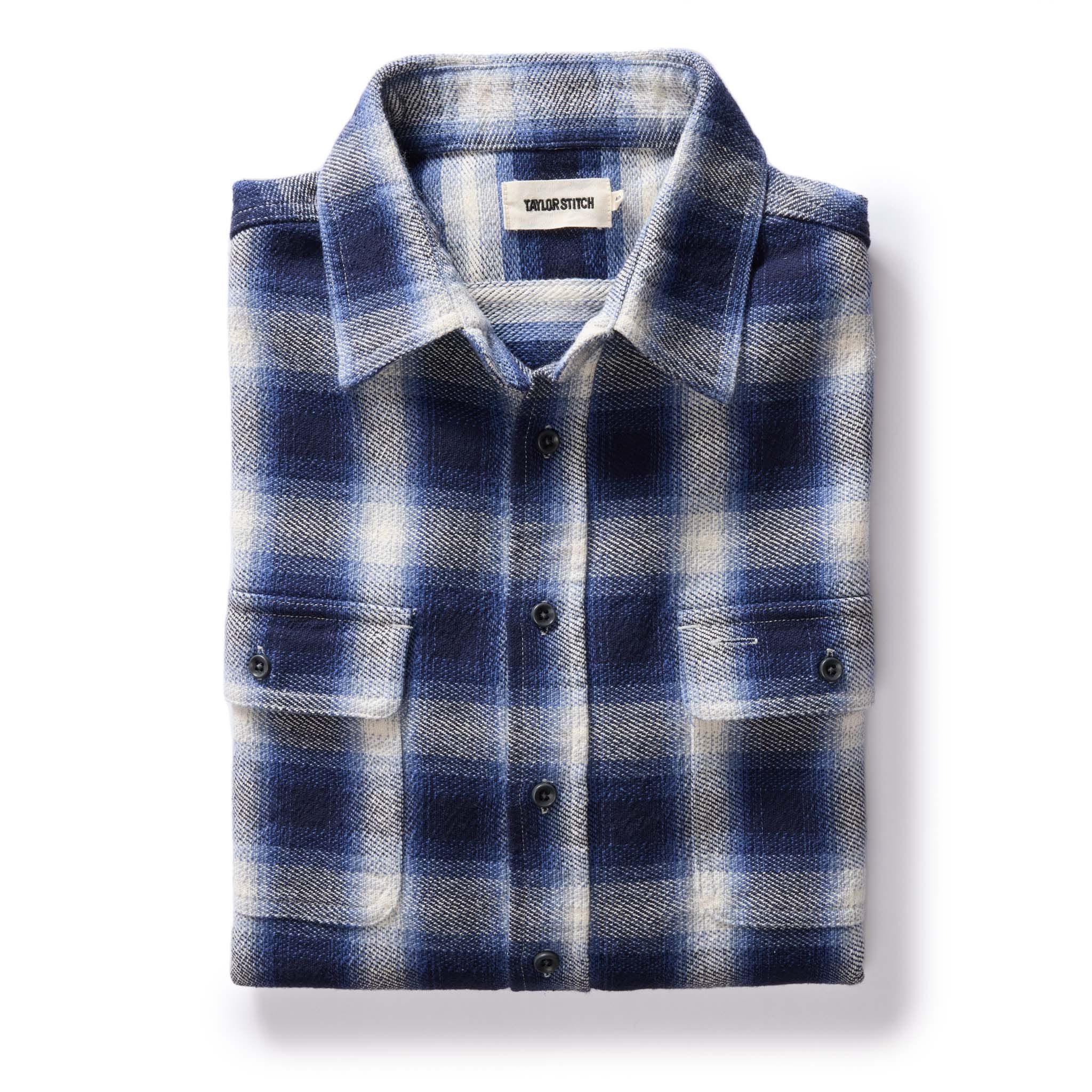 Wevvw Ledge Shirt in Blue Sky Plaid