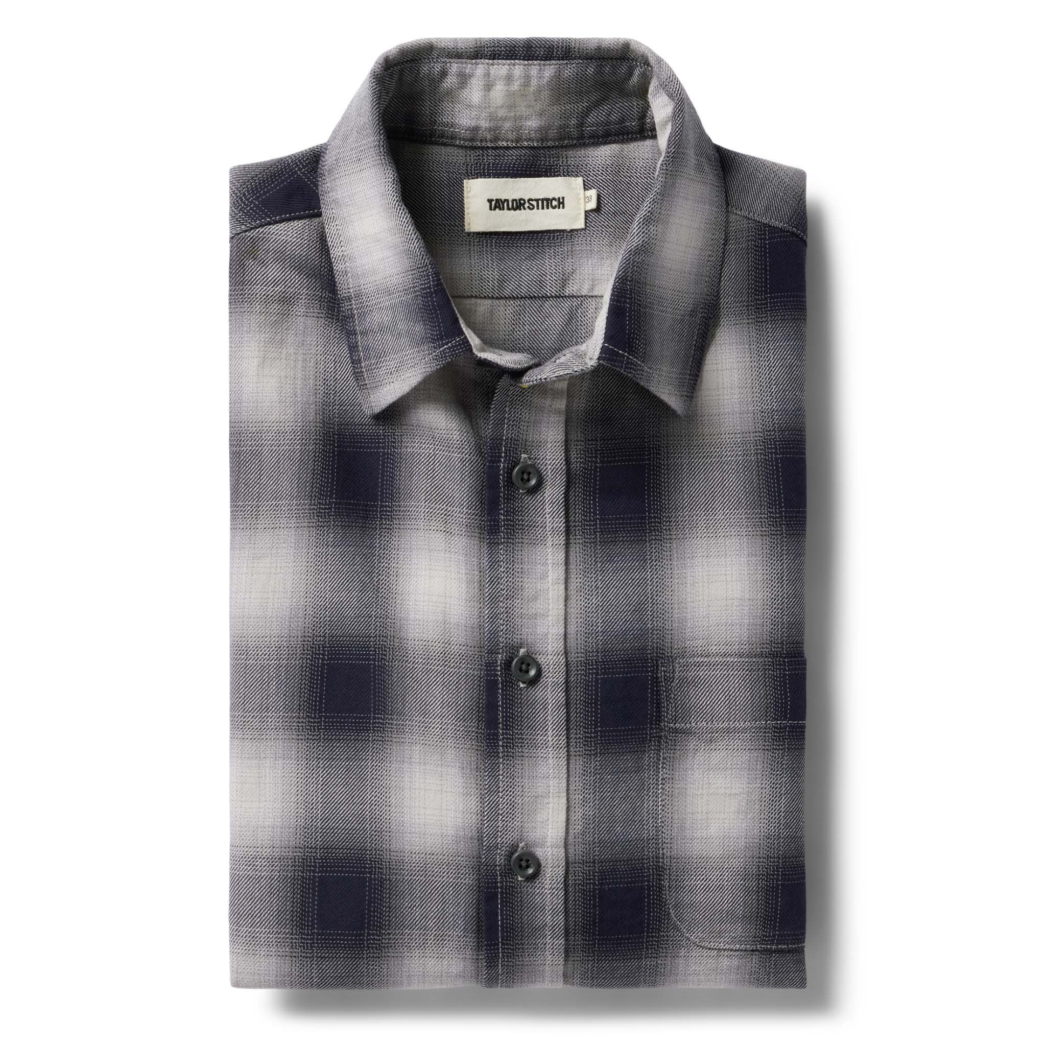 Wevvw California in Storm Plaid Ombre Twill