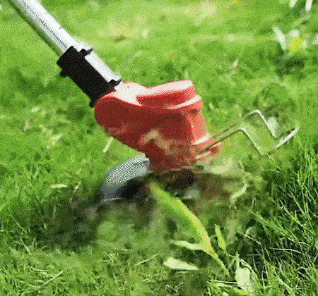 Portable lithium battery garden lawn mower High-powered, with a speed of 18000 RPM, trim or mow and save 80% of your time!
