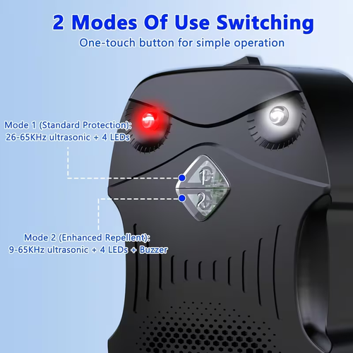 Upgraded DC5 24V Soundwave Technology Rodent Repeller for Car Under Hood
