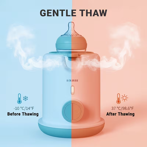 Bottle Warmer Essentials HAUTURE Bottle Warmer | Bottle Warmer - 3-Minute Fast Heating, Anti-Dry Burn & Auto Shut-Off | Steam Sterilizer
