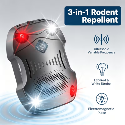 Upgraded DC5 24V Soundwave Technology Rodent Repeller for Car Under Hood