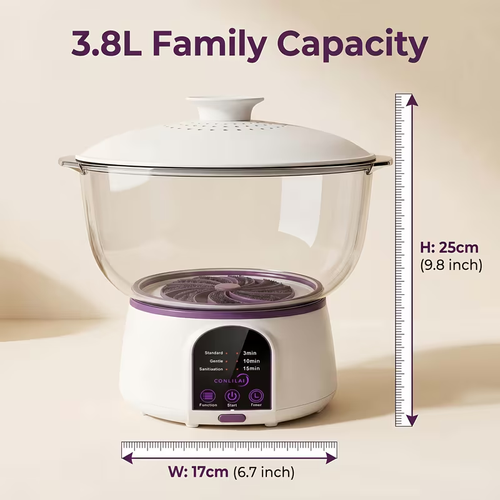 Oversized USB Rechargeable Fruit Vegetable Cleaner