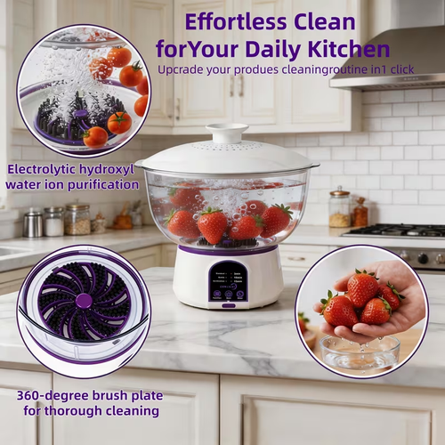 Oversized USB Rechargeable Fruit Vegetable Cleaner