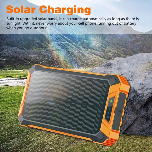 Solar Mobile Power Bank Magnetic Wireless