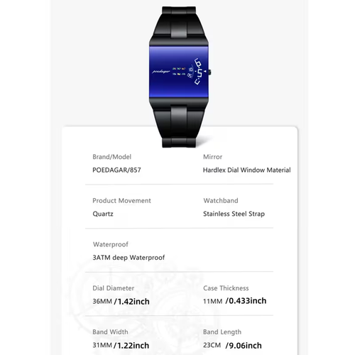 Multi Functional Fashion Watch
