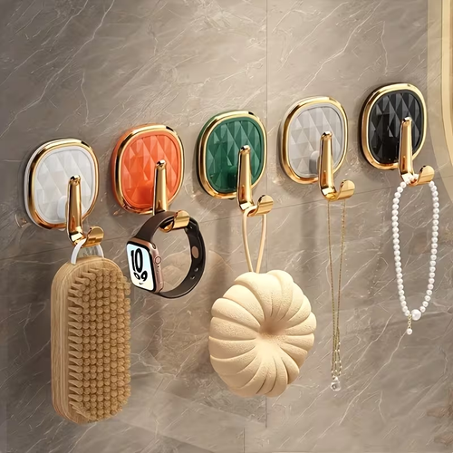 4pcs Strong Load-bearing Adhesive Hook for Kitchen And Bathroom