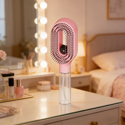 2-in-1 Hair Spray Comb  Hair Spray Comb, Anti-Static 2-in-1 Portable Hair Brush