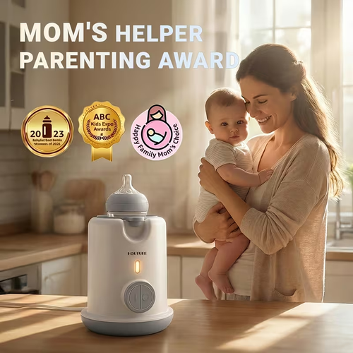 Bottle Warmer Essentials HAUTURE Bottle Warmer | Bottle Warmer - 3-Minute Fast Heating, Anti-Dry Burn & Auto Shut-Off | Steam Sterilizer