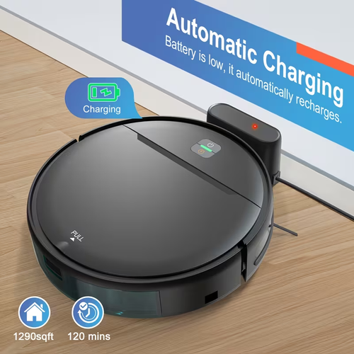 3-In-1 Intelligent Robot 5000Pa Vacuum Cleaner, Automatic Charging Fixed-Point Sweeper