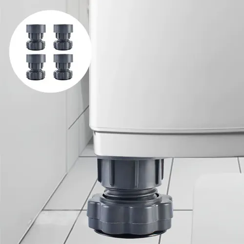 4 pieces height-adjustable washing machine stand