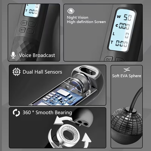 LED Smart Counting Jump Rope