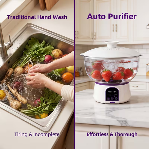 Oversized USB Rechargeable Fruit Vegetable Cleaner