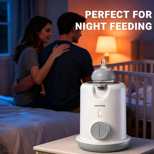 Bottle Warmer Essentials HAUTURE Bottle Warmer | Bottle Warmer - 3-Minute Fast Heating, Anti-Dry Burn & Auto Shut-Off | Steam Sterilizer