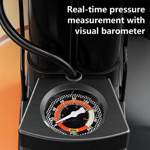 High-pressure foot pump