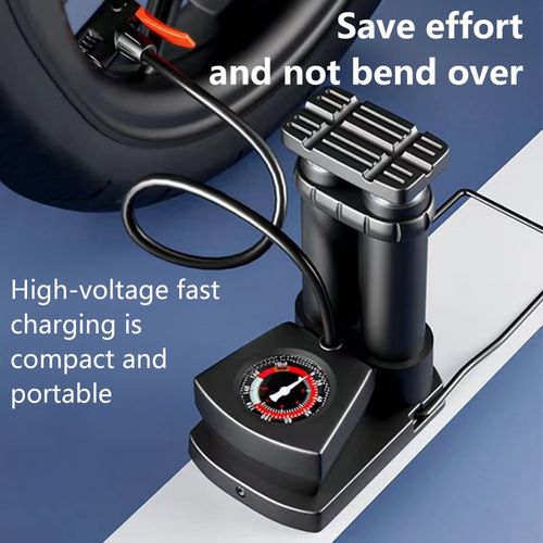 High-pressure foot pump